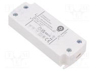 Power supply: switching; LED; 8W; 12VDC; 670mA; 200÷240VAC; FTPC-PL POS