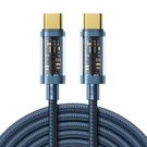 Joyroom S-CC100A20 USB-C - USB-C PD cable 100W 480Mb/s 2m - blue, Joyroom