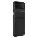 Samsung Flap Leather Cover Leather Case for Samsung Galaxy Z Flip4 Folding Leather Case Black (EF-VF721LBEGWW), Samsung