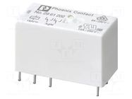 Relay: miniature; SPDT; Ucoil: 24VDC; Icontacts max: 16A; 6A/250VAC PHOENIX CONTACT