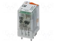 Relay: industrial; DPDT; Ucoil: 24VAC; 12A/250VAC; 12A/250VDC PHOENIX CONTACT