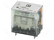 Relay: industrial; 4PDT; Ucoil: 220VDC; 10A/250VAC; 10A/250VDC PHOENIX CONTACT