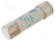Fuse: fuse; 4A; 500VAC; aM; ceramic,cylindrical,industrial DF ELECTRIC