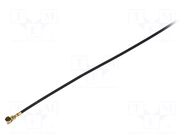 Cable; Colour: black; Len: 1m; Wire dia: 28.7mm; Type: angled HIROSE