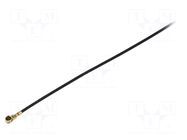 Cable; Colour: black; Len: 0.3m; Wire dia: 28.7mm; Type: angled HIROSE