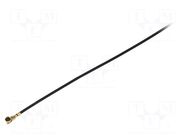 Cable; Colour: black; Len: 0.4m; Wire dia: 28.7mm; Type: angled HIROSE