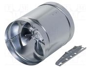 Fan: AC; axial; 230VAC; Ø245mm; 600m3/h; 57dBA; slide bearing; IPX2 DOSPEL S.A.