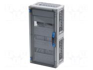 Enclosure: for modular components; IP66; light grey; ENYSTAR HENSEL