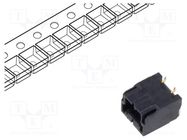 Socket; wire-board; male; KW30; 1mm; PIN: 2; SMT; on PCBs; 1A HIROSE