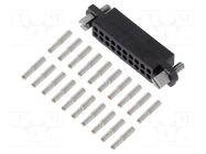 Connector: wire-wire/PCB; plug; female; PIN: 20; Datamate J-Tek; 3A HARWIN