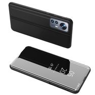 Clear View Case cover for Xiaomi 12 Lite cover with a flap black, Hurtel