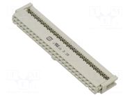 Connector: IDC; plug; female; PIN: 50; for ribbon cable; 2.54mm HARTING
