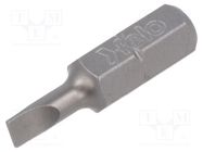 Screwdriver bit; slot; 3,5x0,6mm; Overall len: 25mm FELO