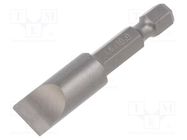 Screwdriver bit; slot; 10,0x1,6mm; Overall len: 50mm FELO