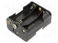 Holder; AA,R6; Batt.no: 6; 6F22 type; black GOOBAY