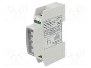 Module: voltage monitoring relay; 220÷254VAC; NC; 250VAC/5A; IP20 LUMEL