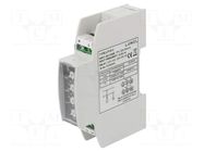 Voltage monitoring relay; 220÷254VAC; for DIN rail mounting LUMEL