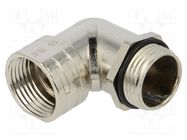 Cable gland; angular; PG11; IP55; zinc alloy; metallic LAPP