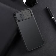 Nillkin Qin Leather Pro Case iPhone 14 Plus Camera Cover Holster Cover Flip Case Black, Nillkin