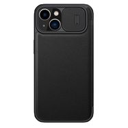 Nillkin Qin Leather Pro Case iPhone 14 Plus Camera Cover Holster Cover Flip Case Black, Nillkin