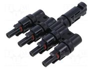 Splitter; solar male x4,solar female x4 CONNFLY