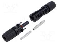 Connector: solar; socket,plug; male + female; 50A; 1.5kV; IP67 CONNFLY