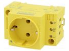 Connector: AC supply; 0.2÷2.5mm2; yellow; screw terminal; 250VAC PHOENIX CONTACT