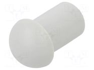 Stopper; polyamide; light grey; Entrelec; Ø: 9.7mm; Size: 13; L: 15mm TE Connectivity