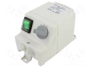 Regulator; speed; 230VAC; 1-phase fun motors speed control; IP54 BREVE TUFVASSONS