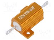 Resistor: wire-wound; with heatsink; 6.8kΩ; 25W; ±1%; 30ppm/°C SR PASSIVES