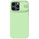 Nillkin CamShield Silky Silicone Case iPhone 14 Pro case with camera cover green, Nillkin