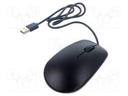 Accessories: optical mouse; black,grey; optical mouse; USB A RASPBERRY PI