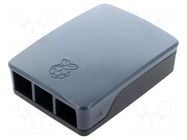 Accessories: case; Colour: black,grey; Enclos.mat: ABS RASPBERRY PI