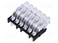 Fiber for LED; Ø2mm; No.of mod: 12; round; Front: convex MENTOR