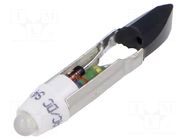 LED lamp; white; T5,5; 28VDC; 28VAC; plastic; 3mm; -20÷60°C CML INNOVATIVE TECHNOLOGIES