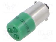 LED lamp; green; BA9S,T10; 28VDC; 28VAC; -20÷60°C; Mat: plastic CML INNOVATIVE TECHNOLOGIES