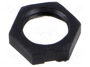 Nut; hexagonal; M5; 0.8; A2 stainless steel; H: 4mm; 8mm; DIN 934 AMPHENOL LTW