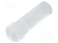 Fiber for LED; Ø3.2mm; L: 13.7mm; round; Front: flat; straight; IP68 MENTOR