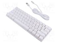 Keyboard; white; USB C; wired,US layout; 1.8m SAVIO