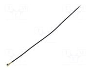 Cable; Colour: black; Len: 0.1m; Wire dia: 35mm; Type: angled HIROSE