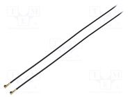 Cable; U.FL female,both sides; 0.2m; Type: angled HIROSE