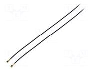 Cable; Colour: black; Len: 0.4m; Wire dia: 35mm; Type: angled HIROSE