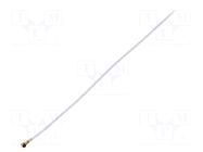 Cable; Colour: white; Len: 1m; Wire dia: 35mm; Type: angled HIROSE