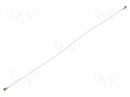 Cable; Colour: white; Len: 0.2m; Wire dia: 35mm; Type: angled HIROSE