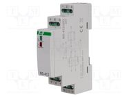 Relay: installation; bistable,impulse; NO; for DIN rail mounting F&F