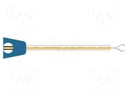 Clip-on probe; pincers type; 500mA; 60VDC; blue; 0.8mm; 30VAC ELECTRO-PJP