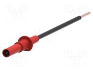 Measuring tip; 36A; red; Socket size: 4mm; Plating: nickel plated ELECTRO-PJP