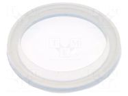 Cover; IP68; transparent; Ø18x2.8mm; GQ16F,LAS2GQF,ONPOW6116F ONPOW
