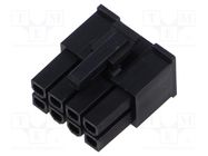 Plug; wire-wire/PCB; female; Mini-Fit Jr; 4.2mm; PIN: 8; for cable MOLEX