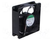 Fan: DC; axial; 12VDC; 80x80x25mm; 97m3/h; 44dBA; ball; Out: R type SUNON